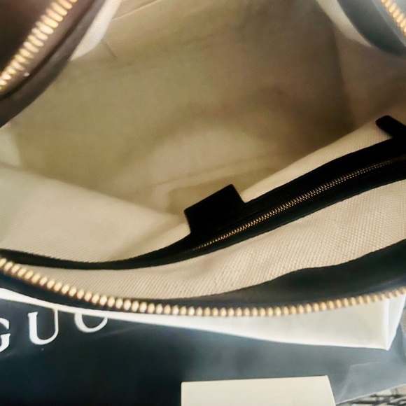 GUCCI BLACK GG DISCO SOHO LEATHER HOBO HANDBAG 536194 - Picture 6 of 16